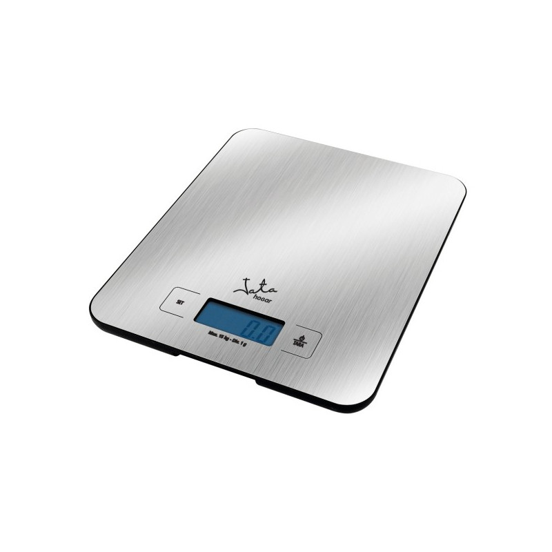 JATA ELECTRONIC KITCHEN SCALE 15KG MAX LCD TIMER AND CLOCK STAINLESS STEEL 719 JATA ELECTRONIC KITCHEN SCALE 15KG MAX LCD TIMER AND CLOCK STAINLESS STEEL 719