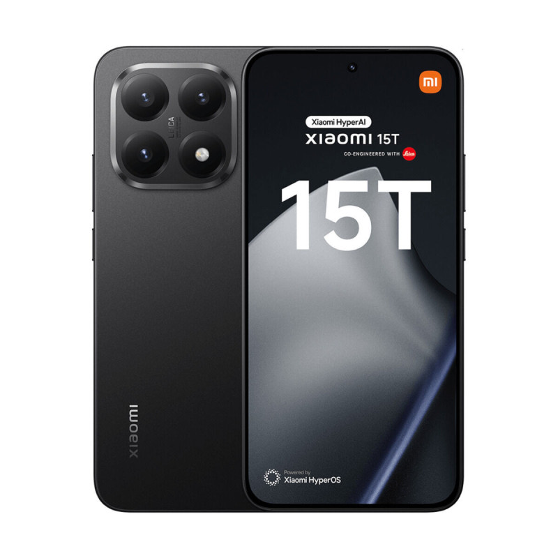 Smartphone Xiaomi 15T 6,83" Octa Core Mediatek Dimensity 8400 Ultra 12 GB RAM 512 GB Black