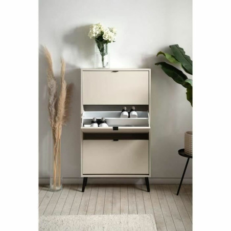 Shoe Rack VIGO 49A Beige 70 x 24 x 125 cm