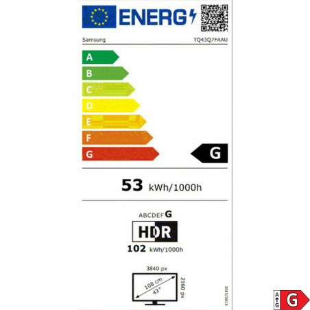 Smart TV Samsung TQ43Q7F 43" 4K Ultra HD HDR QLED