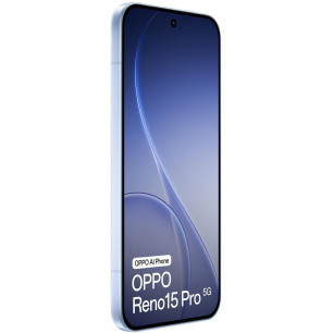 SMARTPHONE OPPO RENO15 PRO 5G 6,32" 12GB/512GB ZOOM OTTICO 3.5X AURORA BLUE D.SIM AND.16