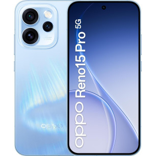 SMARTPHONE OPPO RENO15 PRO 5G 6,32" 12GB/512GB ZOOM OTTICO 3.5X AURORA BLUE D.SIM AND.16