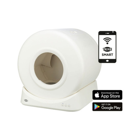 Self-cleaning litter box for cats Trixie White 51 x 56 x 54 cm Plastic