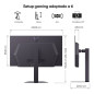 Gaming Monitor LG 27GX704A-B Quad HD 27"