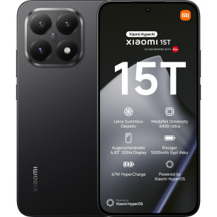 Xiaomi 15T PRO 12+512GB 6.83" 5G Black DS EU