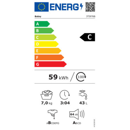 Lavatrice Balay 3TI979B 59,6 cm 1200 rpm 7 kg