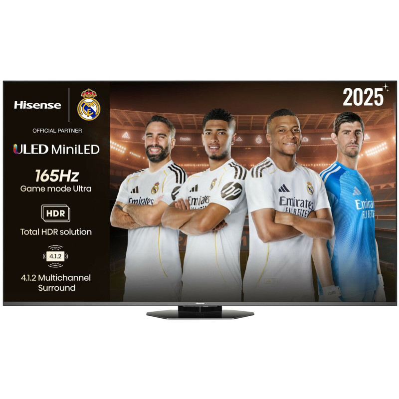 Hisense Smart TV 55U8Q 55 pollici 4K Ultra HD Mini LED nero Gaming Dolby Atmos