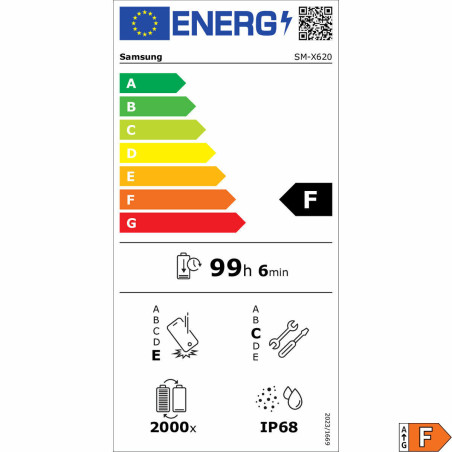 Tablet Samsung SM-X620NZAREUB 8 GB RAM 128 GB Grigio