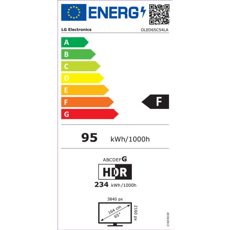 Smart TV LG OLED65C54LA 65" 4K Ultra HD HDR OLED