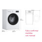 Washing machine LG F4A1009NWK.ABWQCES 9 kg