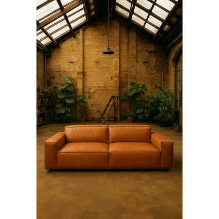 Divano Home ESPRIT Marrone Città 214 X 94 X 77 CM