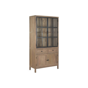 Stand Espositore Home ESPRIT Metallo Legno di mango 100 X 42 X 195 CM