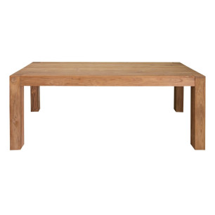 Tavolo da Pranzo Home ESPRIT Marrone teak 200 x 100 x 76 cm