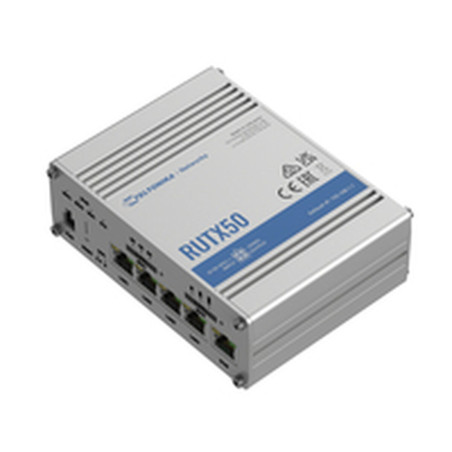 Router Teltonika RUTX50 Nero Acciaio USB USB 2.0 RJ45 Ethernet LAN Wi-Fi 5 GHz