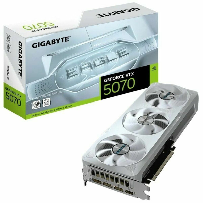 Graphics card Gigabyte GV-N5070EAGLEOC ICE-12GD nvidia geforce rtx 5070 12 GB GDDR6 GDDR7