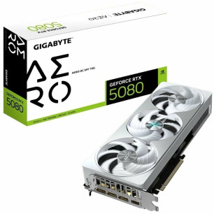 Graphics card Gigabyte GeForce RTX 5080 AERO OC SFF 16G GEFORCE RTX 5080 16 GB GDDR6 GDDR7