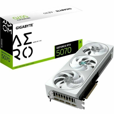 Graphics card Gigabyte GeForce RTX 5070 AERO OC 12G nvidia geforce rtx 5070 12 GB GDDR6 GDDR7
