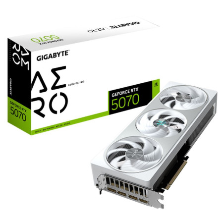 Graphics card Gigabyte GeForce RTX 5070 AERO OC 12G nvidia geforce rtx 5070 12 GB GDDR6 GDDR7