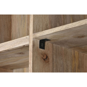 Stand Espositore Home ESPRIT Cristallo Legno di mango 180 x 45 x 220 cm