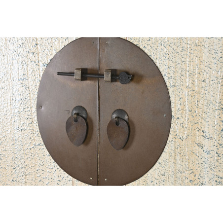Armadio Home ESPRIT Bicolore Metallo Abete 88 x 52 x 180 cm