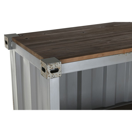 Scaffale Home ESPRIT Grigio Blu cielo Metallo Legno MDF 87 x 44 x 168,5 cm