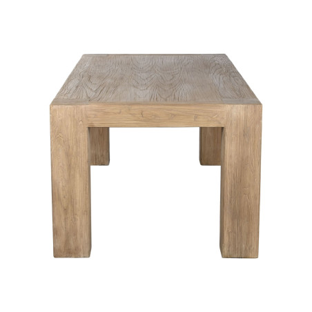 Tavolo da Pranzo Home ESPRIT Naturale Legno di olmo 220 x 100 x 76 cm