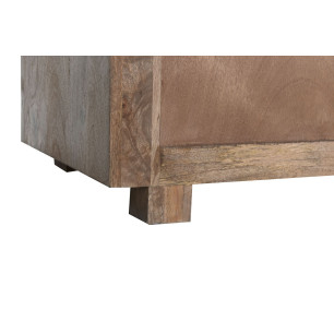 Credenza Home ESPRIT Bianco Marrone Marmo Legno di mango 162,5 x 47 x 76 cm
