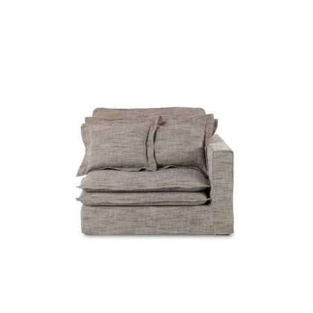 Modulo del divano Home ESPRIT Marrone Chiaro 120 X 120 X 95 CM