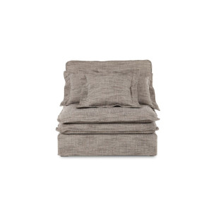 Modulo del divano Home ESPRIT Marrone Chiaro 102 X 120 X 95 CM Centrale