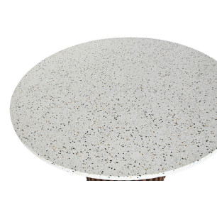 Tavolo da Pranzo Home ESPRIT Legno di acacia Terrazzo 130 x 130 x 76 cm