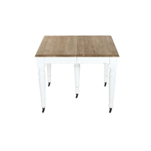Tavolo da Pranzo Home ESPRIT Bianco Abete 100 x 100 x 78 cm