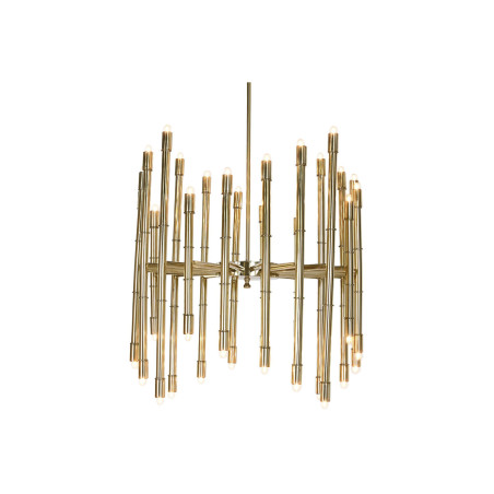 Lampadario Home ESPRIT Dorato Metallo Acciaio 74 x 74 x 138 cm