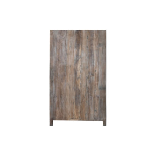 Stand Espositore Home ESPRIT Bianco Marrone Legno Riciclato 100 x 40 x 180 cm
