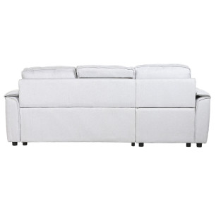 Divano Letto Home ESPRIT Grigio chiaro Moderno 220 x 153 x 88 cm