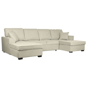 Divano Letto Home ESPRIT Sabbia Moderno 298 x 154 x 92 cm