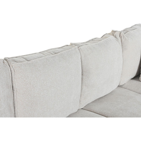 Divano Letto Home ESPRIT Beige Moderno 285 x 260 x 90 cm