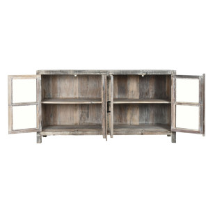 Credenza Home ESPRIT Bianco Marrone Legno Riciclato 170 x 40 x 90 cm