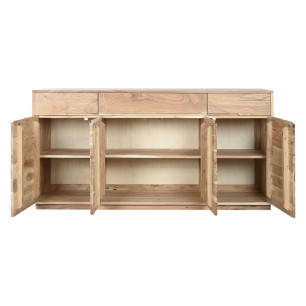 Credenza Home ESPRIT Naturale Acacia Legno Riciclato 160 x 40 x 81 cm
