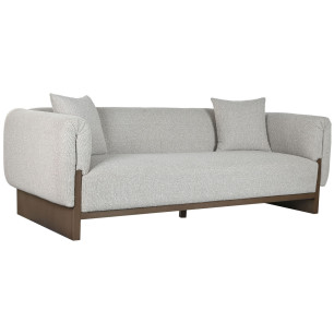 Divano Home ESPRIT Marrone Beige Scandi 220 x 95 x 77 cm