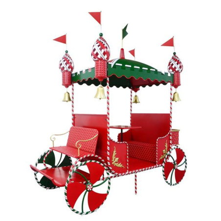 Decorazione Natalizia Home ESPRIT Bianco Rosso Verde Dorato 267 X 131 X 280 CM