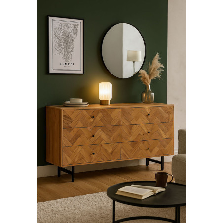 Cassettiera Home ESPRIT Moderno 150 x 40 x 76 cm