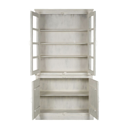 Stand Espositore Home ESPRIT Bianco Legno di mango 122 x 43 x 230 cm