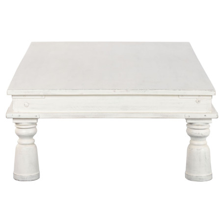 Tavolino da Caffè Home ESPRIT Bianco 70 x 107 x 45 cm