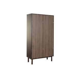 Stand Espositore Home ESPRIT Cristallo Legno MDF 100 X 40 X 183 CM