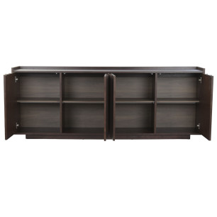 Credenza Home ESPRIT Marrone scuro Legno MDF 200 X 40 X 75 CM