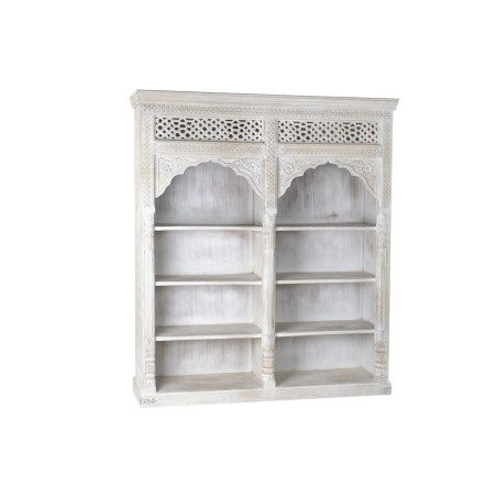 Scaffale Home ESPRIT Bianco Legno di mango Legno MDF 180 x 40 x 200 cm