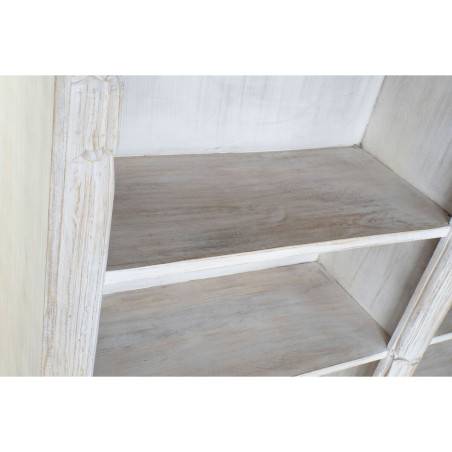 Scaffale Home ESPRIT Bianco Legno di mango Legno MDF 180 x 40 x 200 cm
