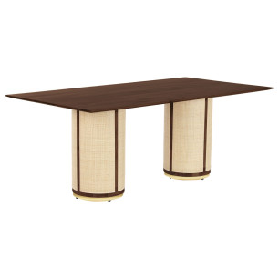 Tavolo da Pranzo Home ESPRIT Fibra Legno di mango 200 x 100 x 76 cm