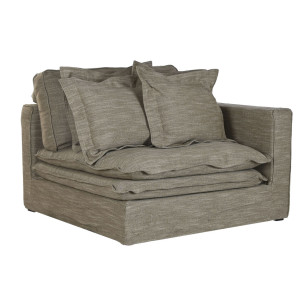 Modulo del divano Home ESPRIT Verde Sabbia 120 X 120 X 95 CM