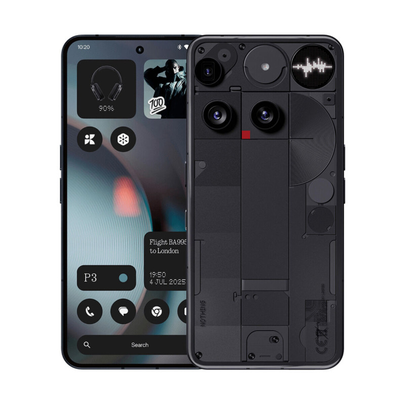 Smartphone Nothing PHONE 3 FLAGSHIP 6,67" 12 GB RAM 256 GB Nero